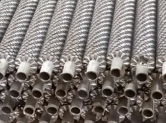 SS 304 Spiral Finned Tubes